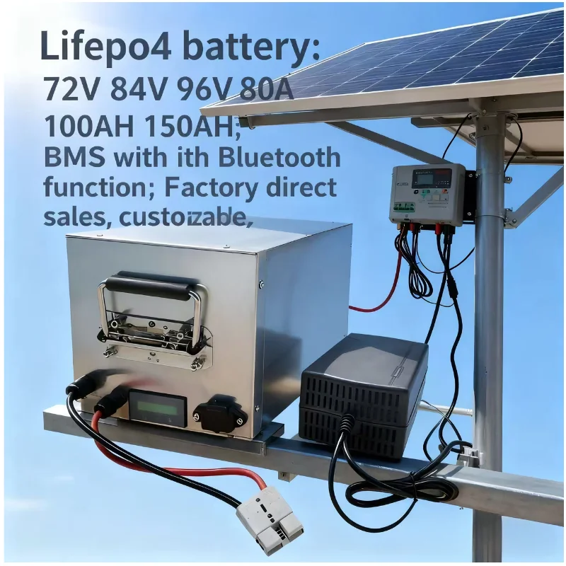 Lifepo4 72V 100Ah Battery Pack Ev - LIFEPO4 Batterij met BMS 72V 84V