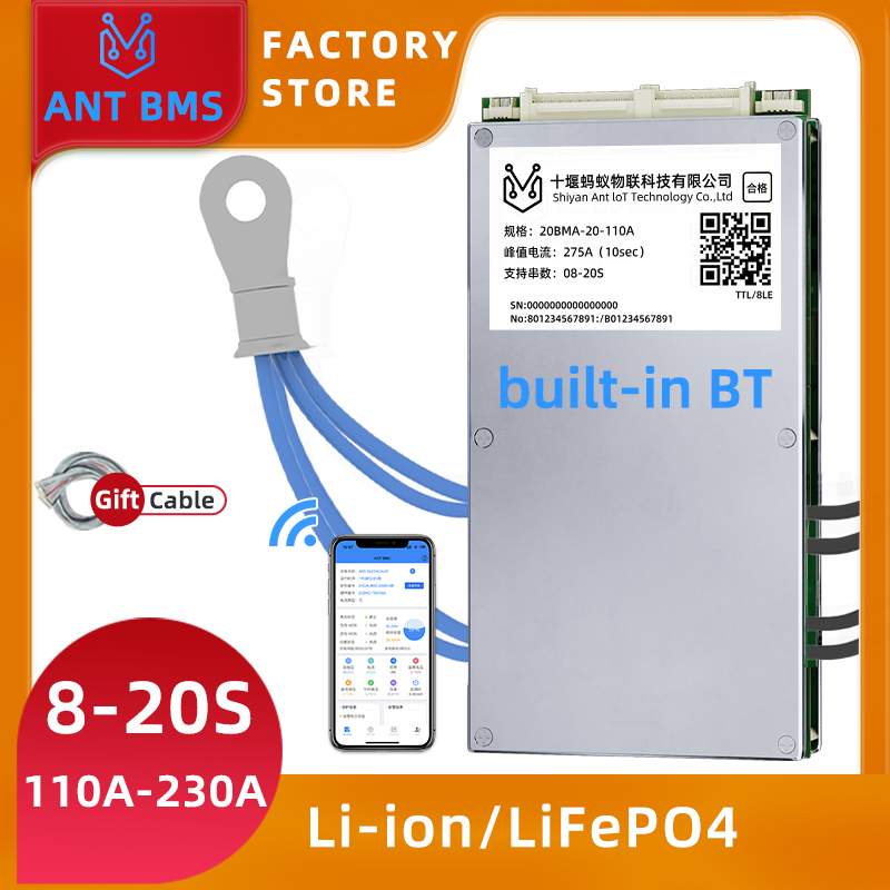 ANT Smart Balance BMS 8S-20S m - Smart Bms 24S 200A Bluetooth Lifepo4 recensie en prijs