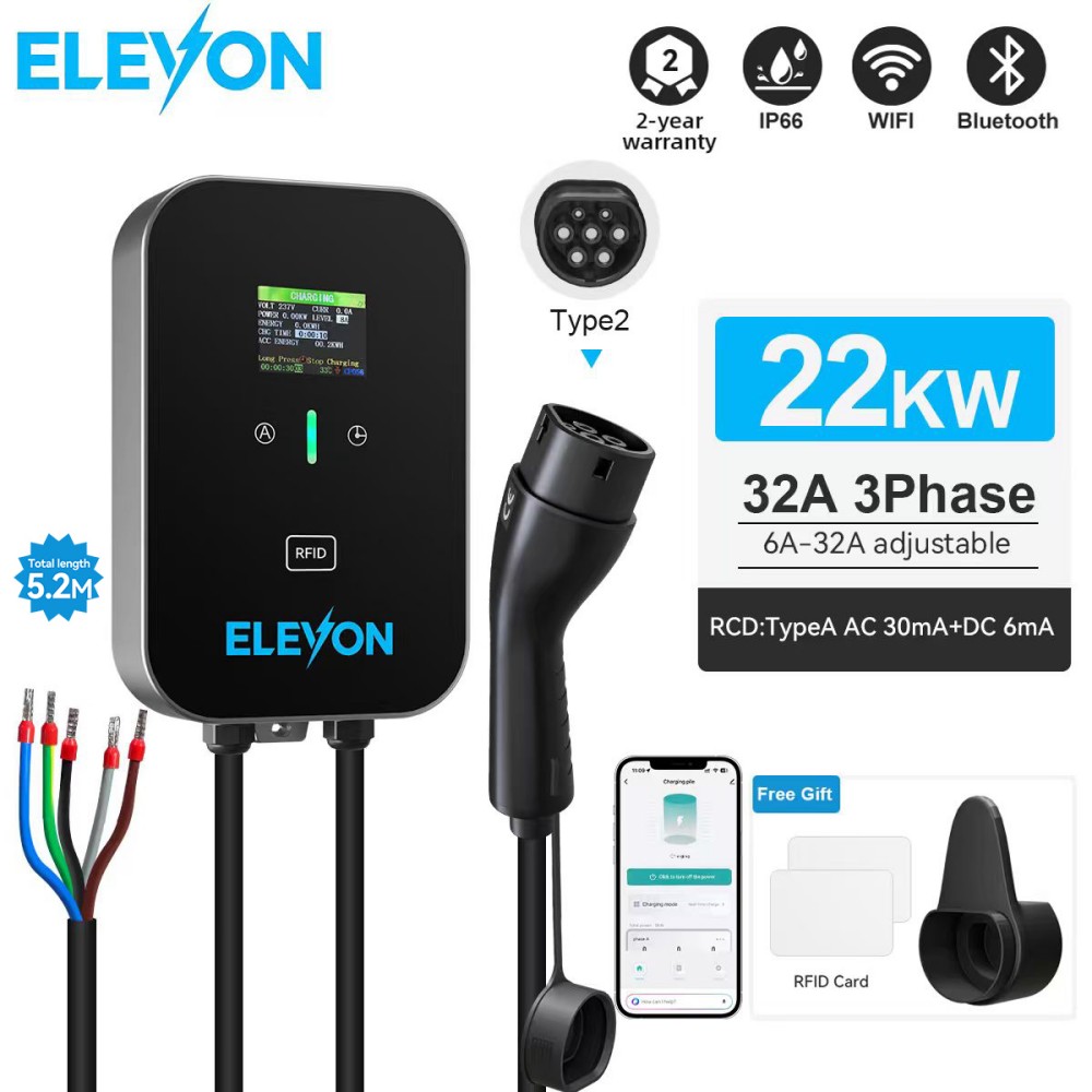 ELEVON EV-laadstation 22KW Typ - Ev Charger Type 2 22Kw 32A 3 Phase recensie en prijs